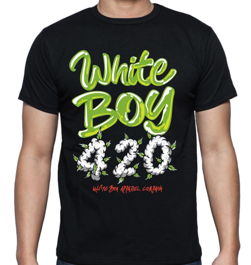 White Boy 420 T-shirt