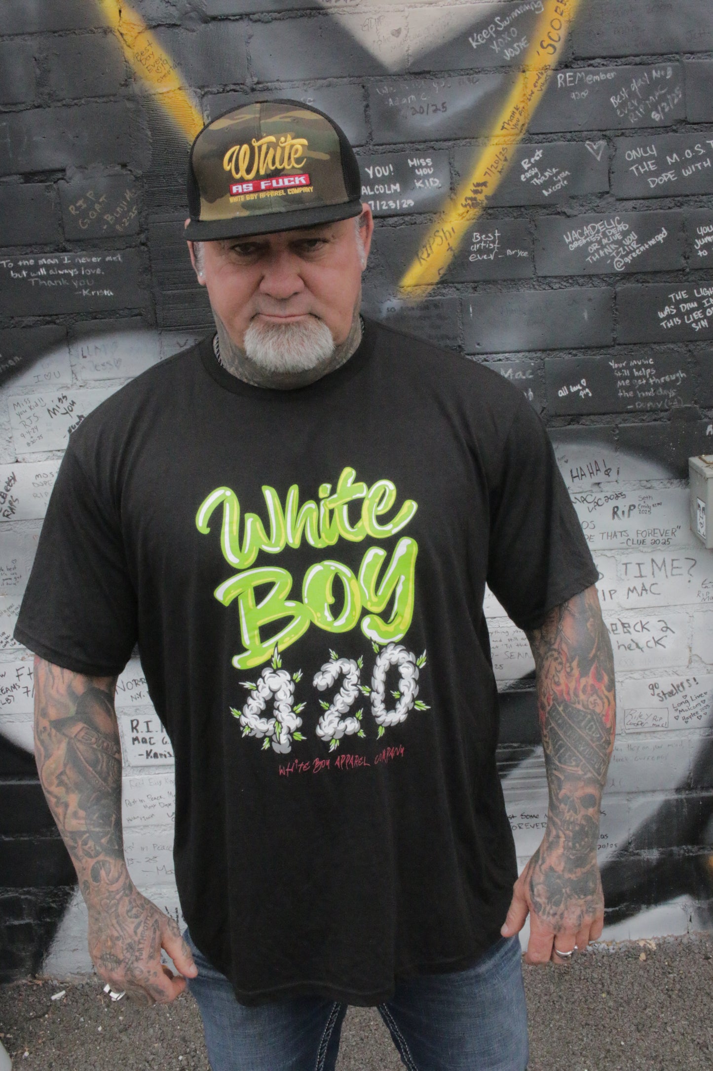 White Boy 420 T-shirt