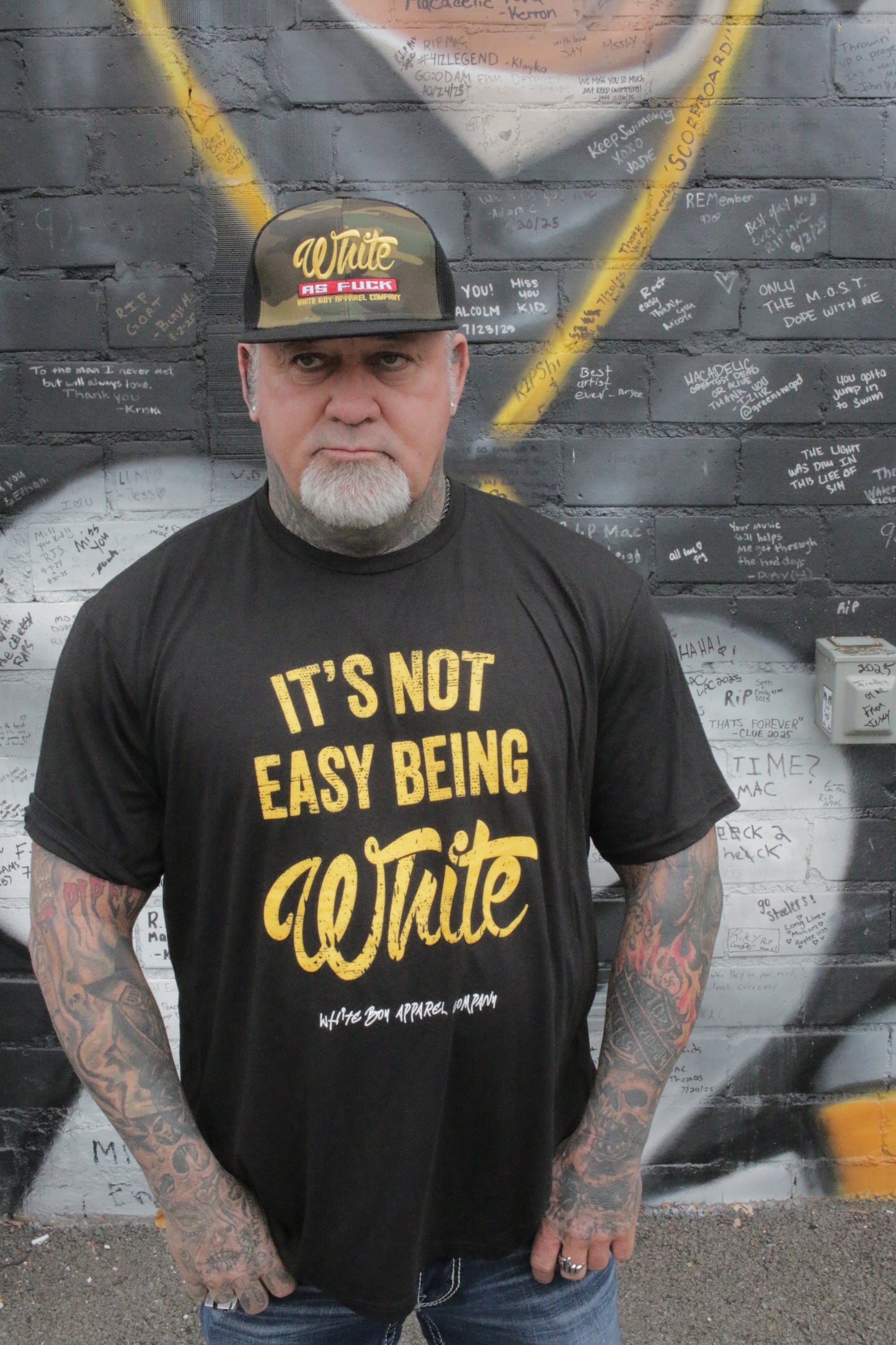 It's Not Easy Being White T-shirt