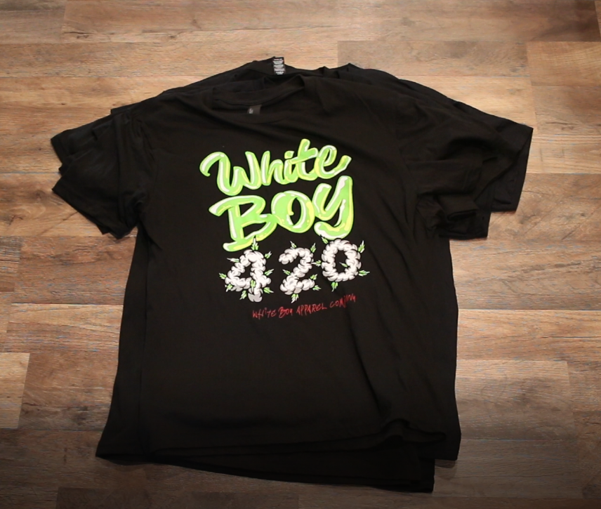 White Boy 420 T-shirt